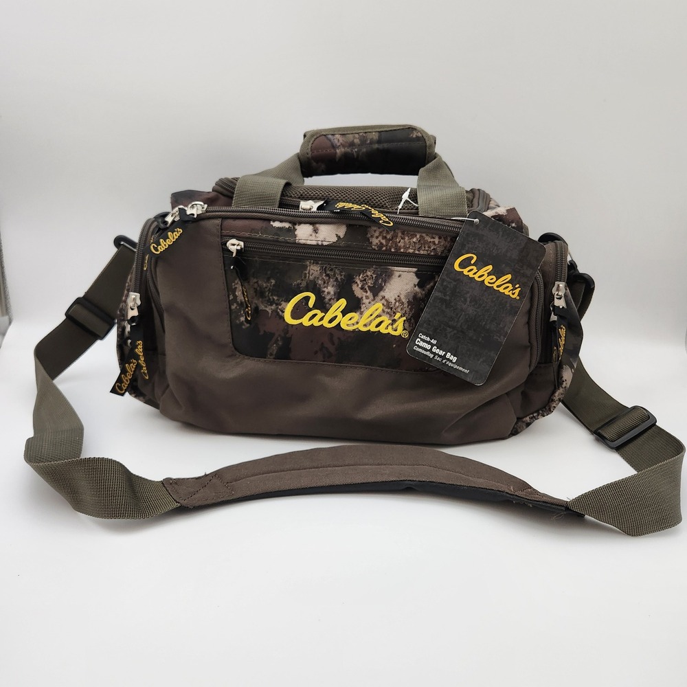 Cabela's Catch-All Camo Gear Bag Unisex OS Brown Camo Tactical Hunting Fishing